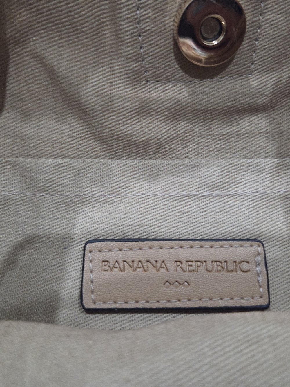 Banana Republic Woven Crochet Clutch in Beige Tan - Picture 3 of 5